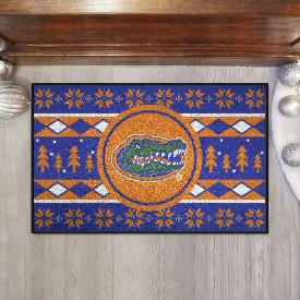Florida Gators Holiday Sweater Starter Mat Accent Rug - 19in. x 30in., 25832