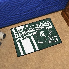 Michigan State University Dynasty Starter Mat 19"x30", AGS-25939 Michigan State University Dynasty Starter Mat 19"x30", AGS-25939