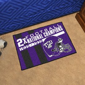 TCU Horned Frogs Dynasty Starter Mat Accent Rug - 19in. x 30in., 25948