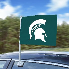 Michigan State Spartans Car Flag Large 1pc 11" x 14", 26110