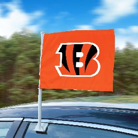 Cincinnati Bengals Car Flag Large 1pc 11" x 14", 26137