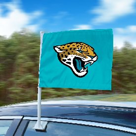 Jacksonville Jaguars Car Flag Large 1pc 11" x 14", 26143