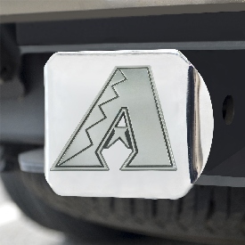Arizona Diamondbacks Chrome Metal Hitch Cover with Chrome Metal 3D Emblem, 26497