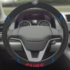 Chicago Cubs Embroidered Steering Wheel Cover, 26534