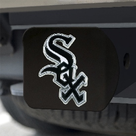 Chicago White Sox Black Metal Hitch Cover - 3D Color Emblem, 26549
