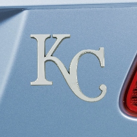 Kansas City Royals 3D Chrome Metal Emblem, 26605