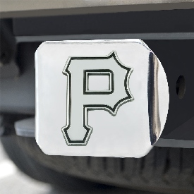 Pittsburgh Pirates Chrome Metal Hitch Cover with Chrome Metal 3D Emblem, 26684