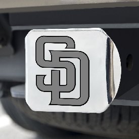 MLB - San Diego Padres Hitch Cover - Chrome 3.4"x4", 26694