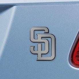 San Diego Padres 3D Chrome Metal Emblem, 26697