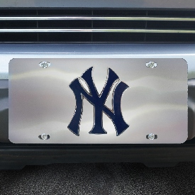New York Yankees 3D Stainless Steel License Plate, 26879