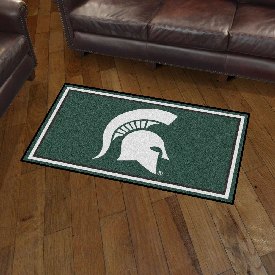 Michigan State Spartans 3ft. x 5ft. Plush Area Rug, 26887