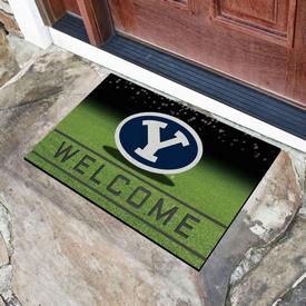 BYU Cougars Rubber  Door Mat - 18in. x 30in., 27011