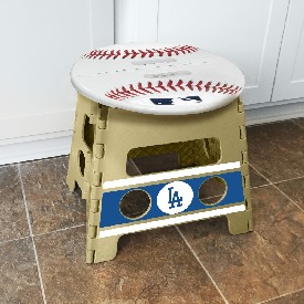 Los Angeles Dodgers Folding Step Stool - 13in. Rise, 27321