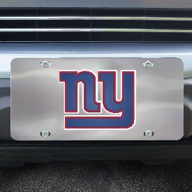 New York Giants 3D Stainless Steel License Plate, 27377