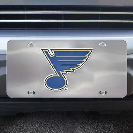 St. Louis Blues 3D Stainless Steel License Plate, 27548