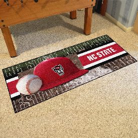 NC State Wolfpack Baseball Runner Rug - 30in. x 72in., 28012