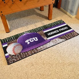 TCU Horned Frogs Baseball Runner Rug - 30in. x 72in., 28017