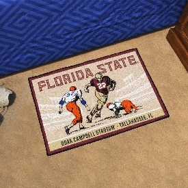 Florida State Seminoles Starter Mat Accent Rug - 19in. x 30in. Ticket Stub Starter Mat, 28093