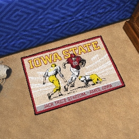 Iowa State Cyclones Starter Mat Accent Rug - 19in. x 30in. Ticket Stub Starter Mat, 28095