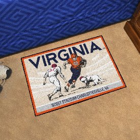 Virginia Cavaliers Starter Mat Accent Rug - 19in. x 30in. Ticket Stub Starter Mat, 28115