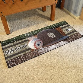 MLB - San Diego Padres Baseball Runner 30"x72" - "SD" Logo and Wordmark Alt Camo, 28203