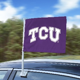 TCU Horned Frogs Car Flag Large 1pc 11" x 14", 28534