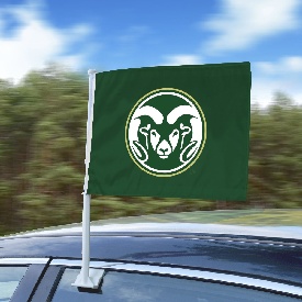 Colorado State Rams Car Flag Large 1pc 11" x 14", 28541