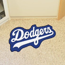 Los Angeles Dodgers Mascot Rug "Dodgers" Wordmark, 28678