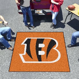 Cincinnati Bengals Tailgater Rug - 5ft. x 6ft. - Striped B Primary Logo, 28729