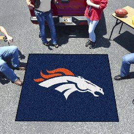 Denver Broncos Tailgater Rug - 5ft. x 6ft. - Bronco Head Primary Logo, 28741