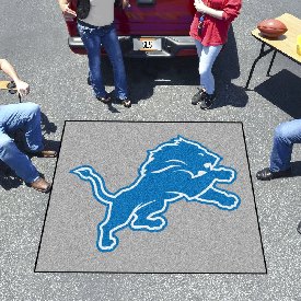 Detroit Lions Tailgater Rug - 5ft. x 6ft. - Lion Primary Logo, 28745