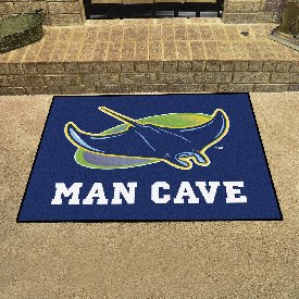 Tampa Bay Rays Man Cave All-Star Rug - 34 in. x 42.5 in., 28840