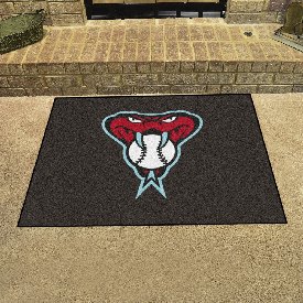 Arizona Diamondbacks All-Star Rug - 34 in. x 42.5 in. - Snake Head Alternate Logo, 29000