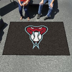 Arizona Diamondbacks Ulti-Mat Rug - 5ft. x 8ft. - Snake Head Alternate Logo, 29002