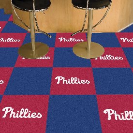 Philadelphia Phillies Team Carpet Tiles - 18"x18" tiles, 29055