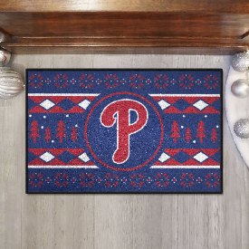 Philadelphia Phillies Holiday Sweater Starter Mat - 19"x30", 29056