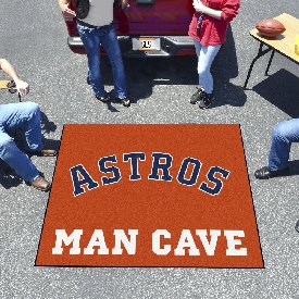 Houston Astros Man Cave Tailgater Rug - 5ft. x 6ft. - "Astros" Jersey Lettering, 29067