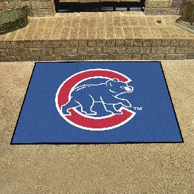 Chicago Cubs All-Star Rug - 34 in. x 42.5 in. - C Bear Alternate Logo, 29134