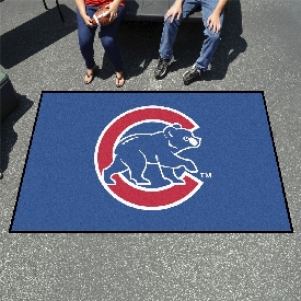 Chicago Cubs Ulti-Mat Rug - 5ft. x 8ft. - C Bear Alternate Logo, 29136