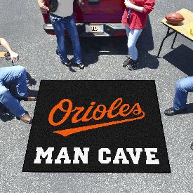 Baltimore Orioles Man Cave Tailgater Rug - 5ft. x 6ft. "Orioles" Logo, 29211