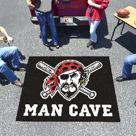 Pittsburgh Pirates Man Cave Tailgater Rug - 5ft. x 6ft., 30745