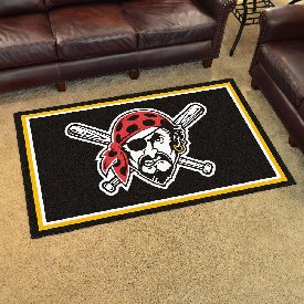 Pittsburgh Pirates 4ft. x 6ft. Plush Area Rug, 30752