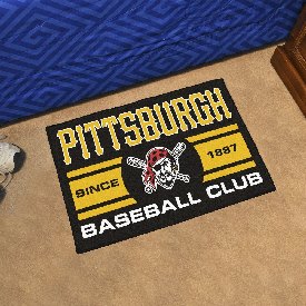 Pittsburgh Pirates Starter Mat Accent Rug, Panther Logo - 19in. x 30in., 30754