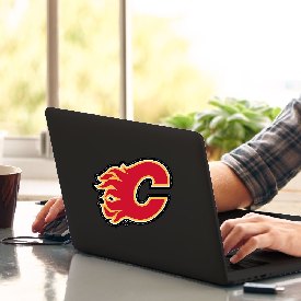 Calgary Flames Matte Decal Sticker, 30779