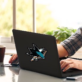 San Jose Sharks Matte Decal Sticker, 30832