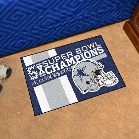 Dallas Cowboys Dynasty Starter Mat Accent Rug - 19in. x 30in., 30904