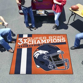 Denver Broncos Dynasty Tailgater Rug - 5ft. x 6ft., 30914