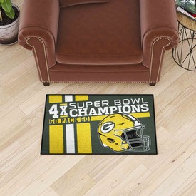 Green Bay Packers Dynasty Starter Mat Accent Rug - 19in. x 30in., 30920