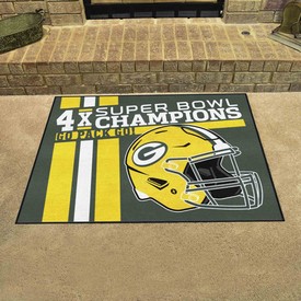 Green Bay Packers All-Star Rug - 34 in. x 42.5 in. Plush Area Rug, 30921