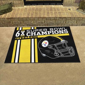 Pittsburgh Steelers Dynasty All-Star Mat 33.75"x42.5", 30977